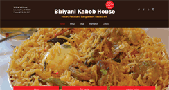Desktop Screenshot of biriyanikabobhouse.com